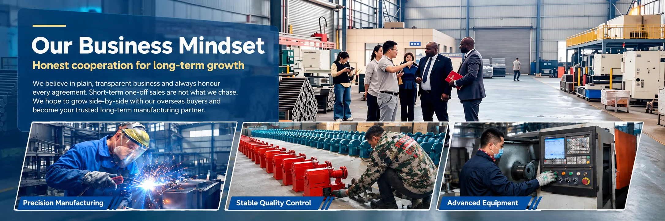In-house Manufacturing</br>& Strict Quality Checks