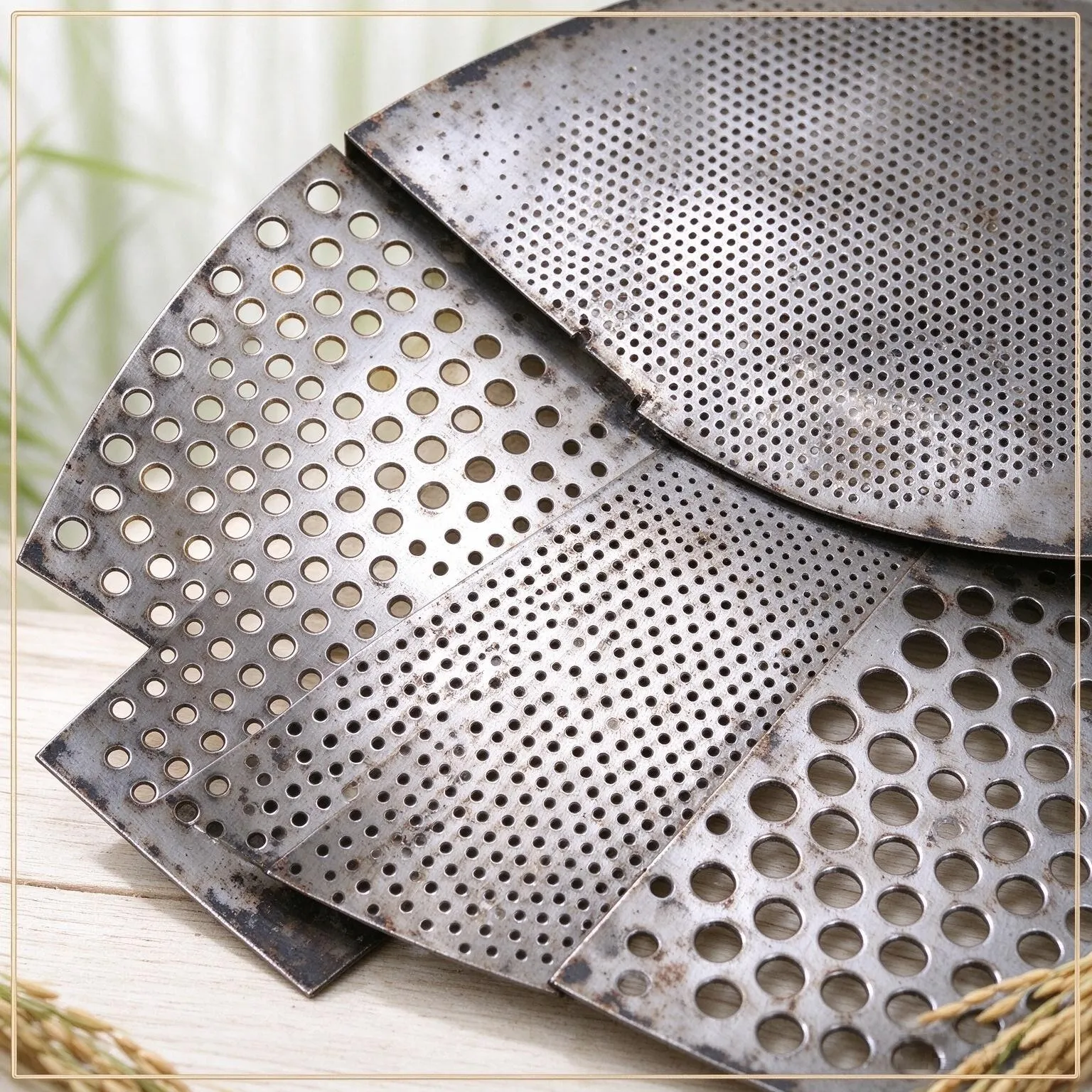 Rice Mill Hammer Mill Replacement Cylindrical Sieve Screen