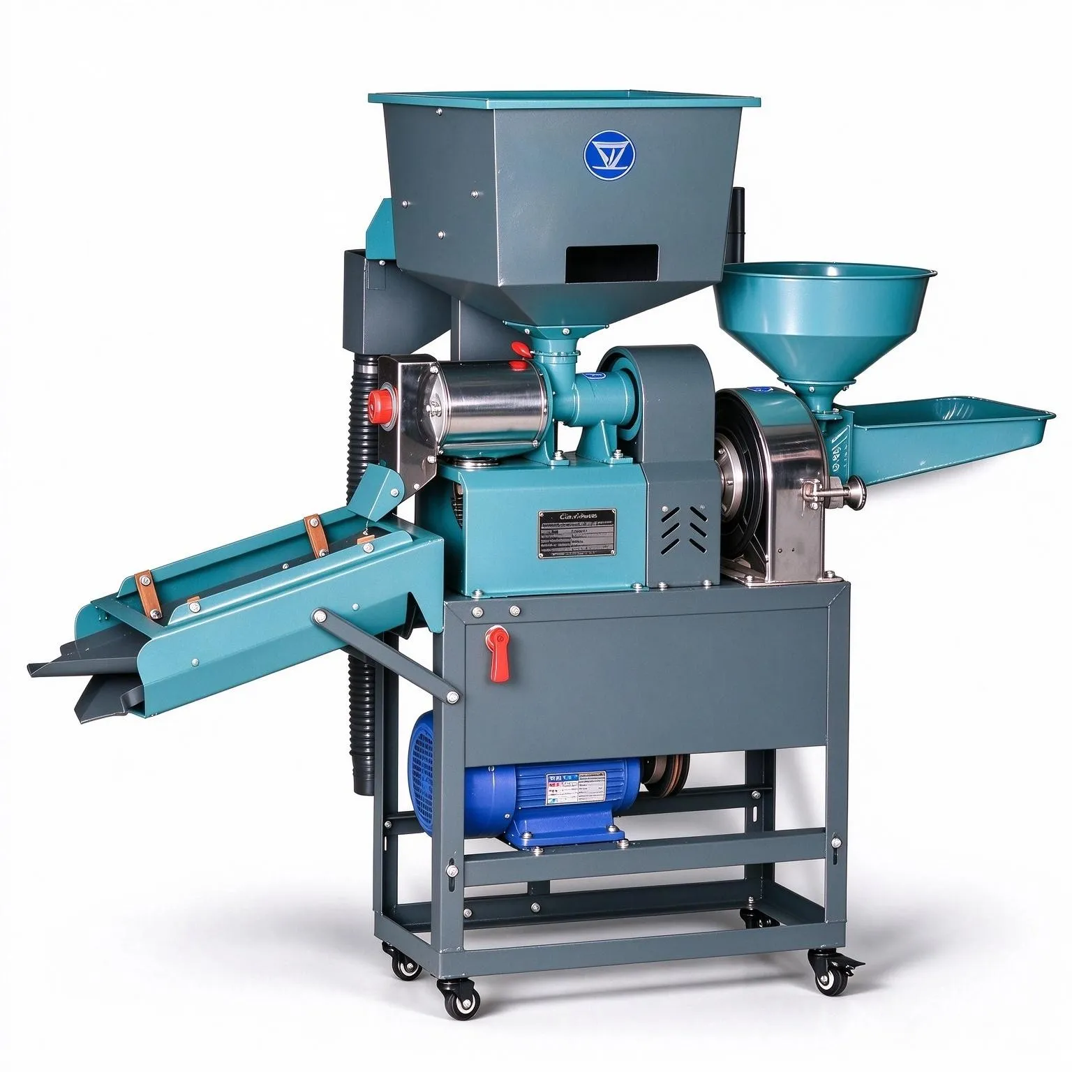 MJF-6NF-4 /9F-21 Dual Vibration Combined Rice Mill & Grinder Machine