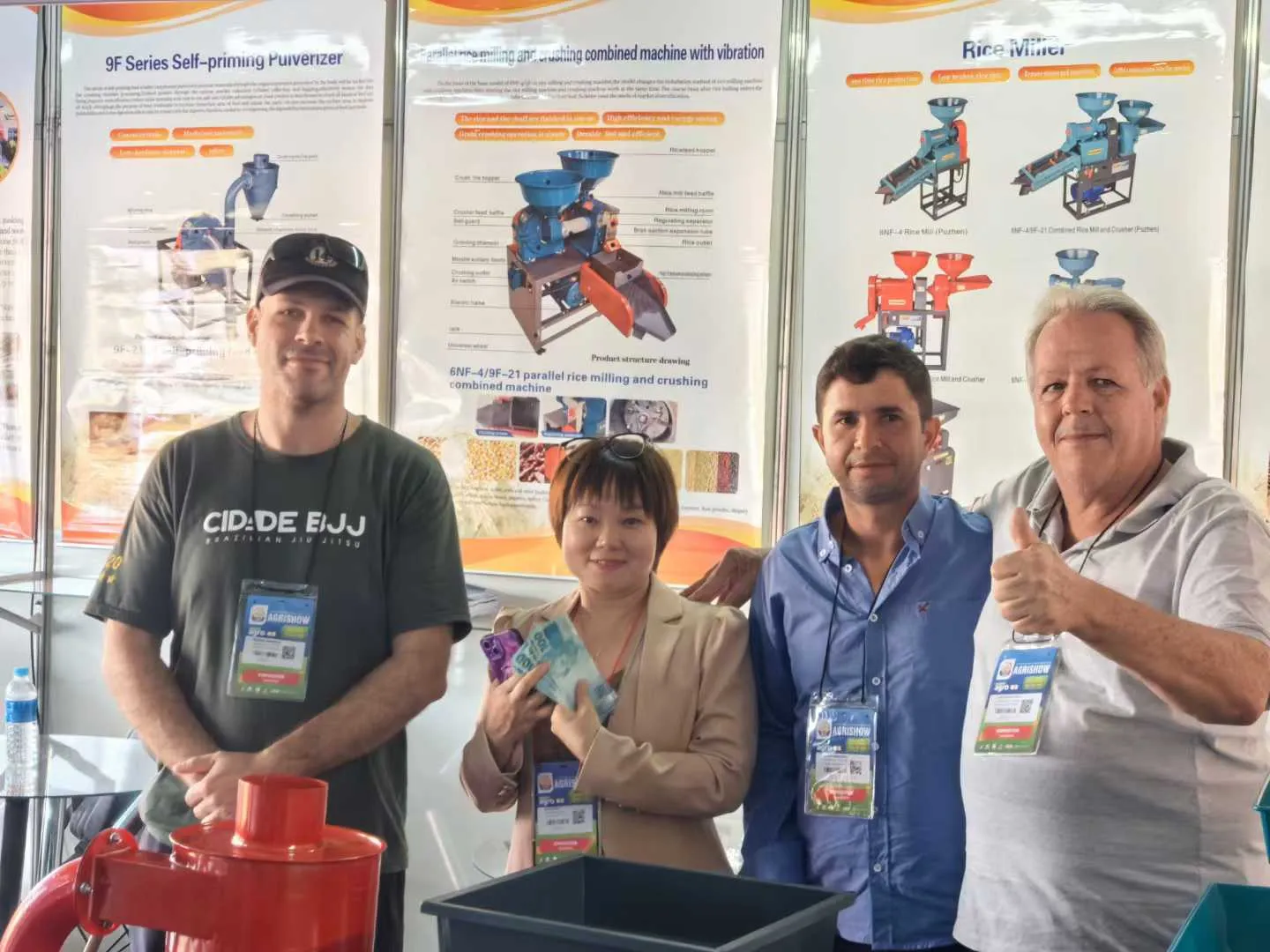 Our Team Showcases Grain Processing Machinery at Brazil Exhibition, May 2025